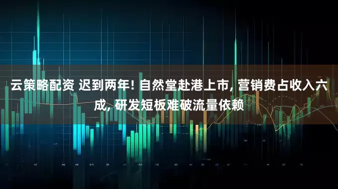 云策略配资 迟到两年! 自然堂赴港上市, 营销费占收入六成, 研发短板难破流量依赖